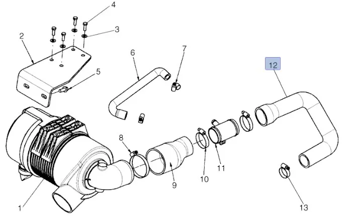 87672333 - патрубок